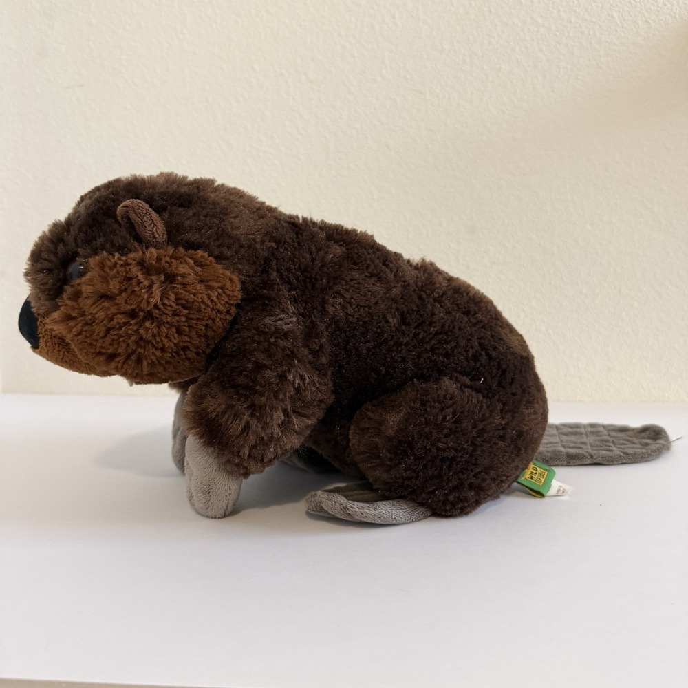 Wild Republic 2014 Cuddlekins Beaver 12" Realistic‎ Plush Stuffed Animal Toy